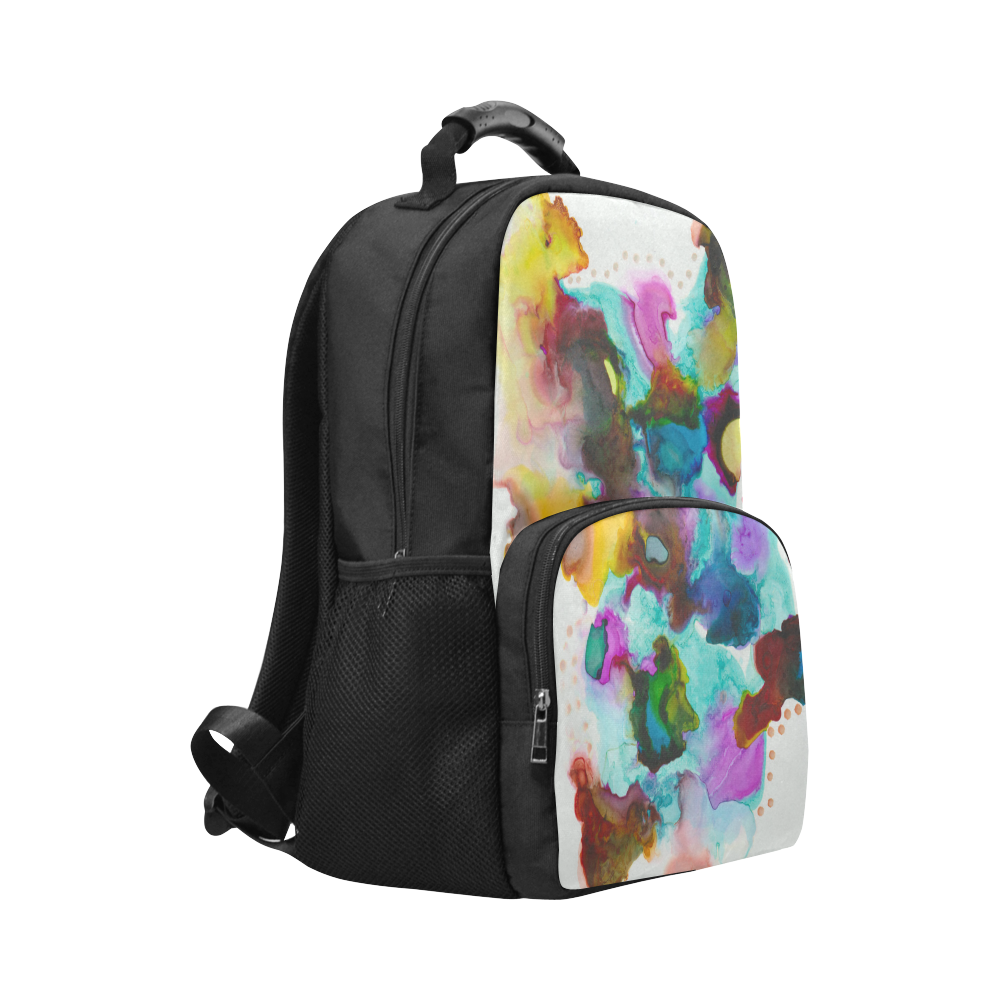 colorful ink Unisex Laptop Backpack (Model 1663)