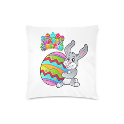 Happy Easter by Artdream Custom Zippered Pillow Case 16"x16"(Twin Sides)