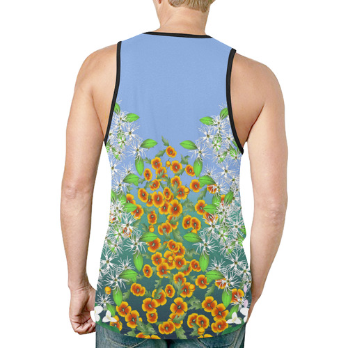 California Wildflowers by Aleta New All Over Print Tank Top for Men (Model T46)