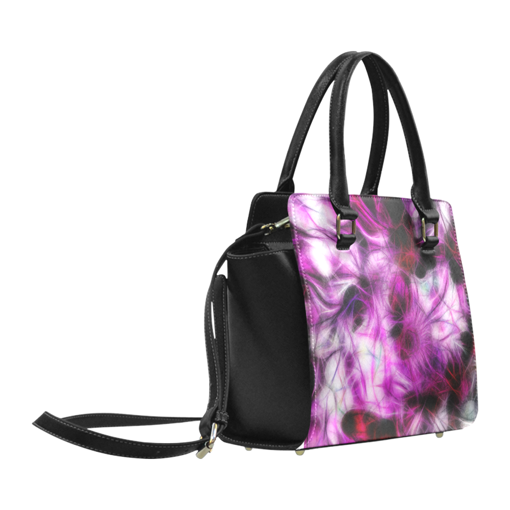 purple smoke Classic Shoulder Handbag (Model 1653)