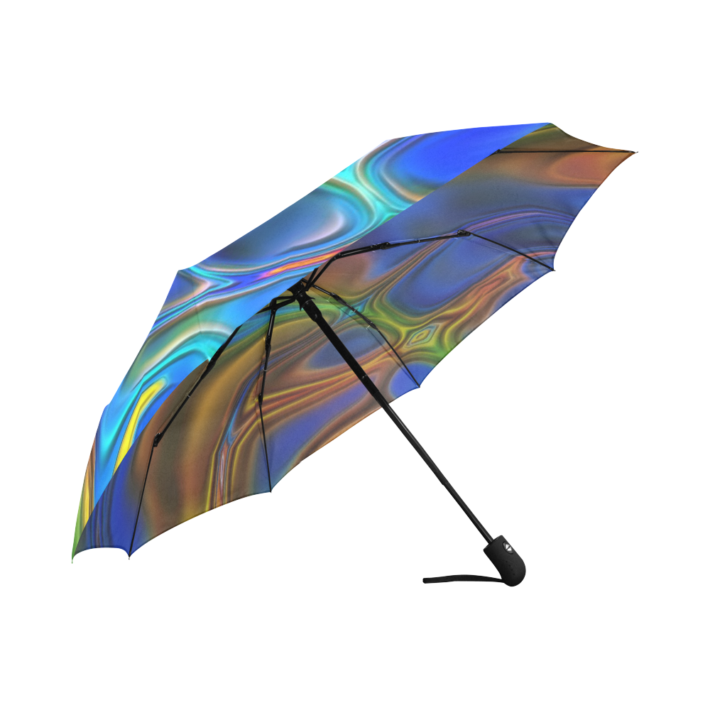 energy liquids 6 by JamColors Auto-Foldable Umbrella (Model U04)