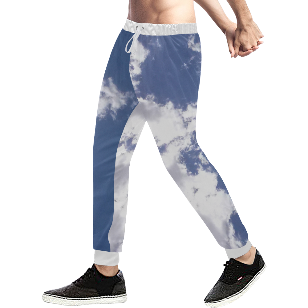 Cloud Fire Men's All Over Print Sweatpants (Model L11)