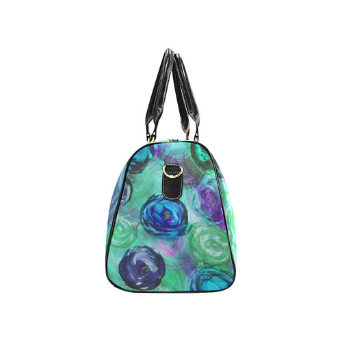 ink roses New Waterproof Travel Bag/Small (Model 1639)