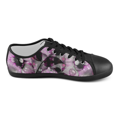 ultra violet c Women's Canvas Shoes (Model 016)
