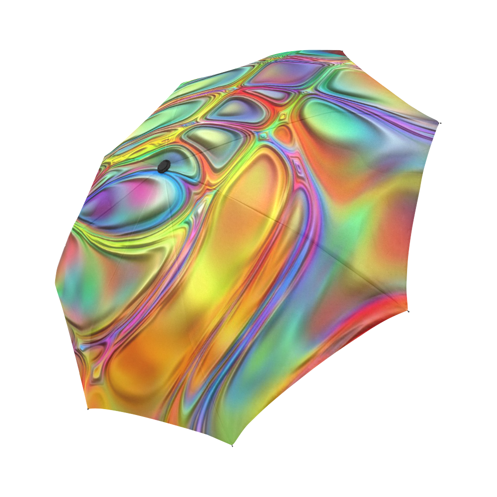 energy liquids 2 by JamColors Auto-Foldable Umbrella (Model U04)