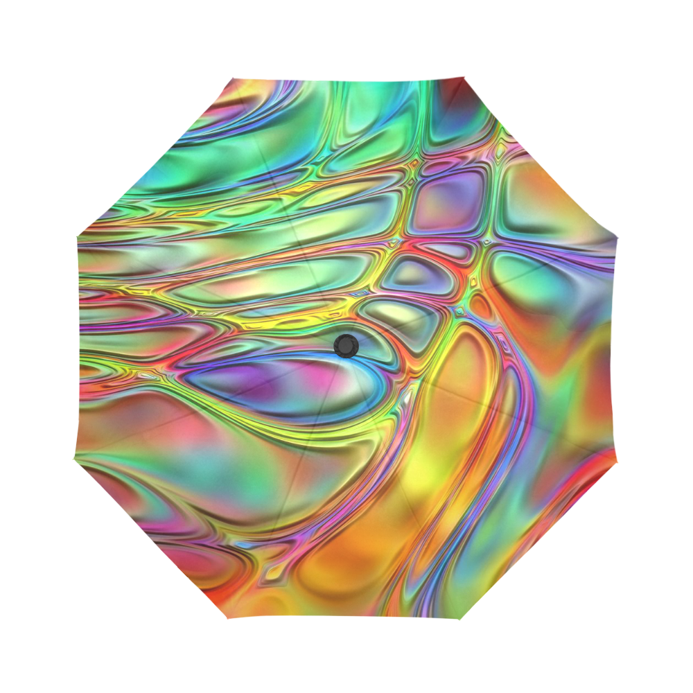 energy liquids 2 by JamColors Auto-Foldable Umbrella (Model U04)