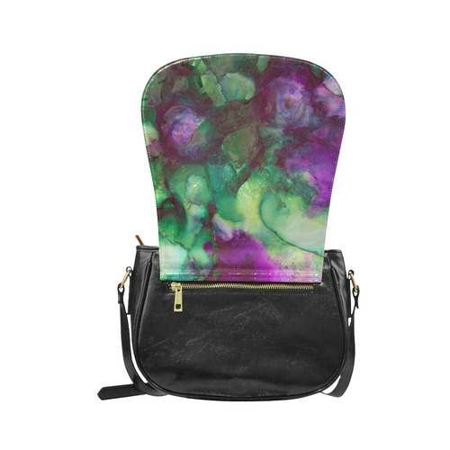 ink forest Classic Saddle Bag/Small (Model 1648)