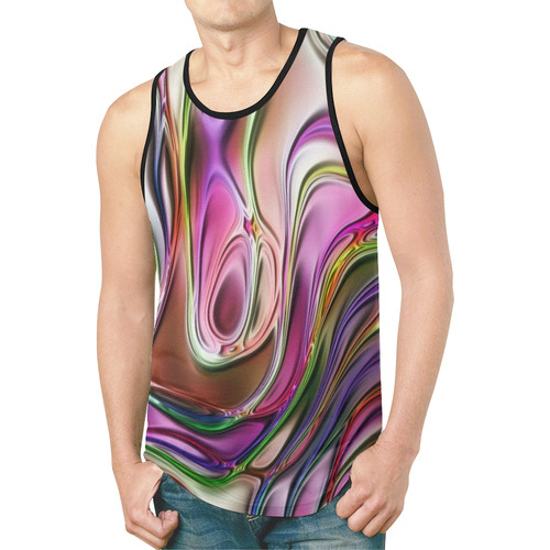 energy liquids 5 by JamColors New All Over Print Tank Top for Men (Model T46)