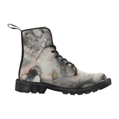 alcohol ink 2 Martin Boots for Women (Black) (Model 1203H)