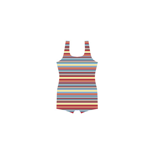 andy_stripes Classic One Piece Swimwear (Model S03)