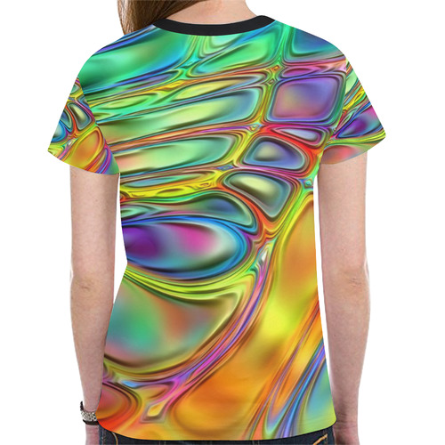 energy liquids 2 by JamColors New All Over Print T-shirt for Women (Model T45)