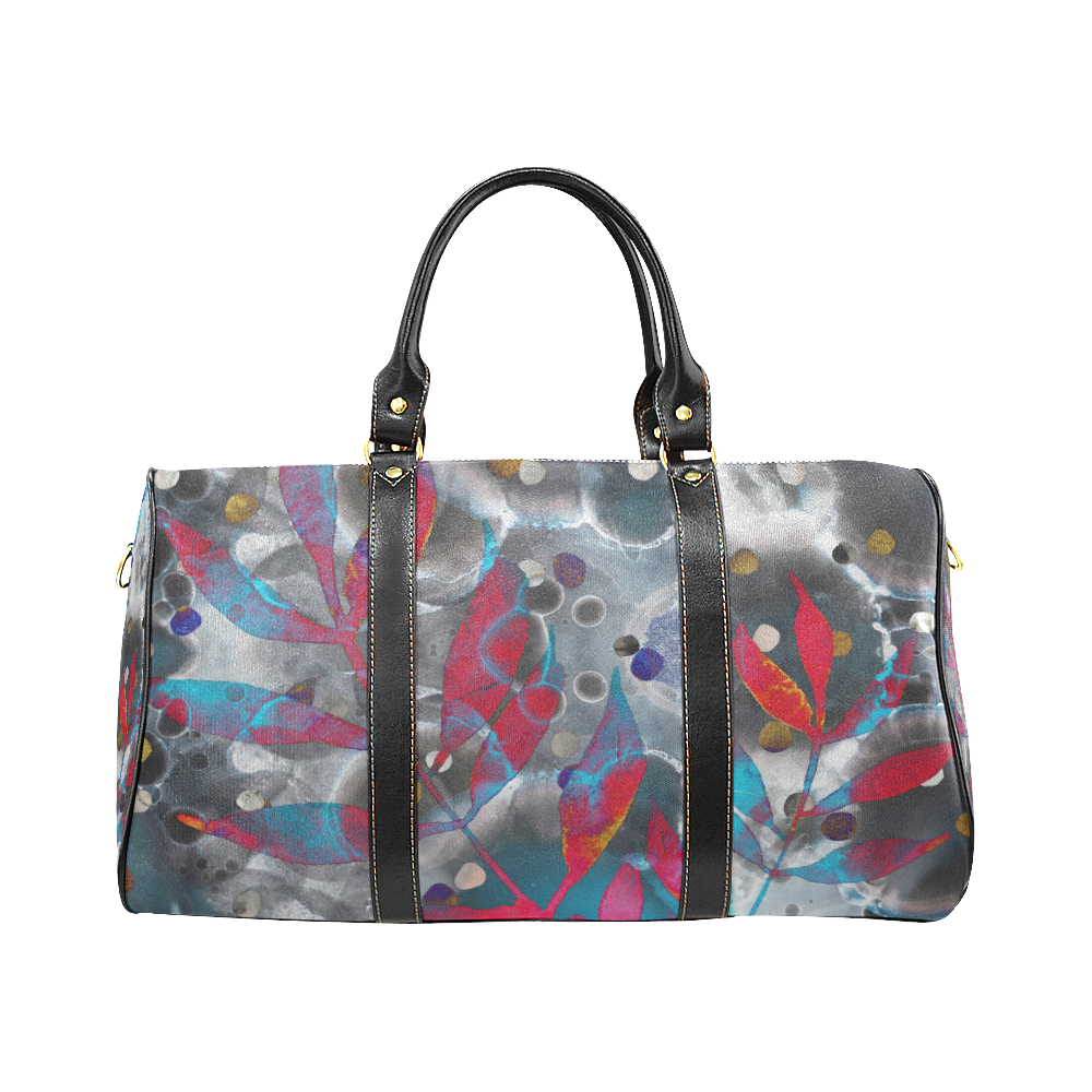 colorful leaf New Waterproof Travel Bag/Small (Model 1639)