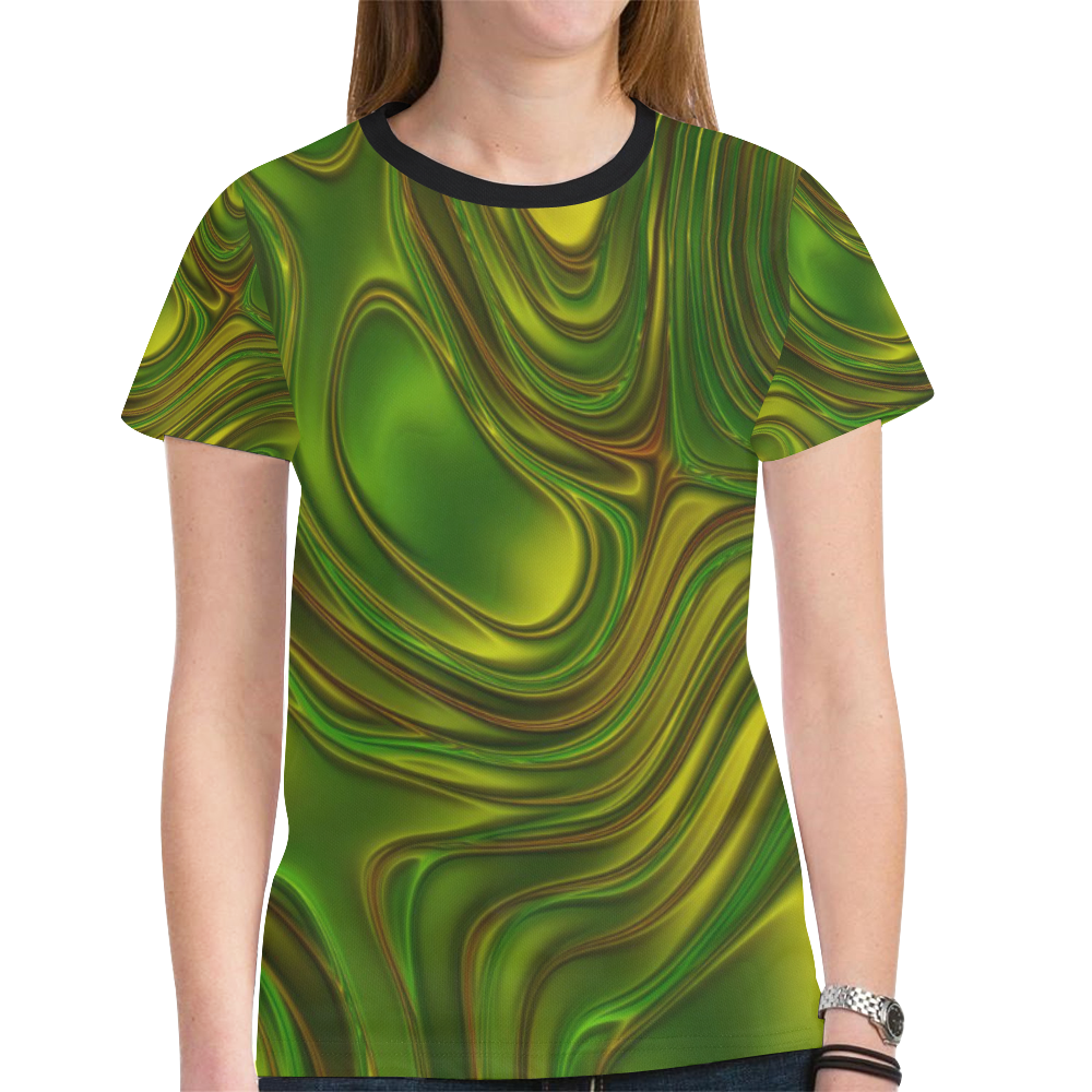 energy liquids 1g New All Over Print T-shirt for Women (Model T45)
