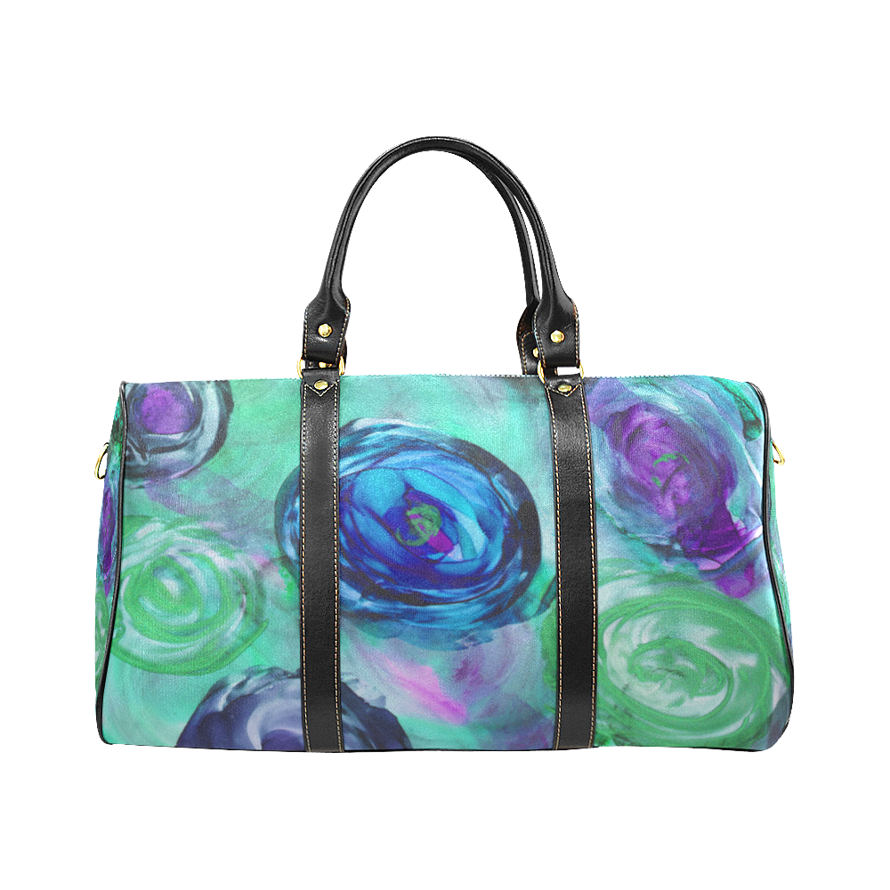 ink roses New Waterproof Travel Bag/Small (Model 1639)