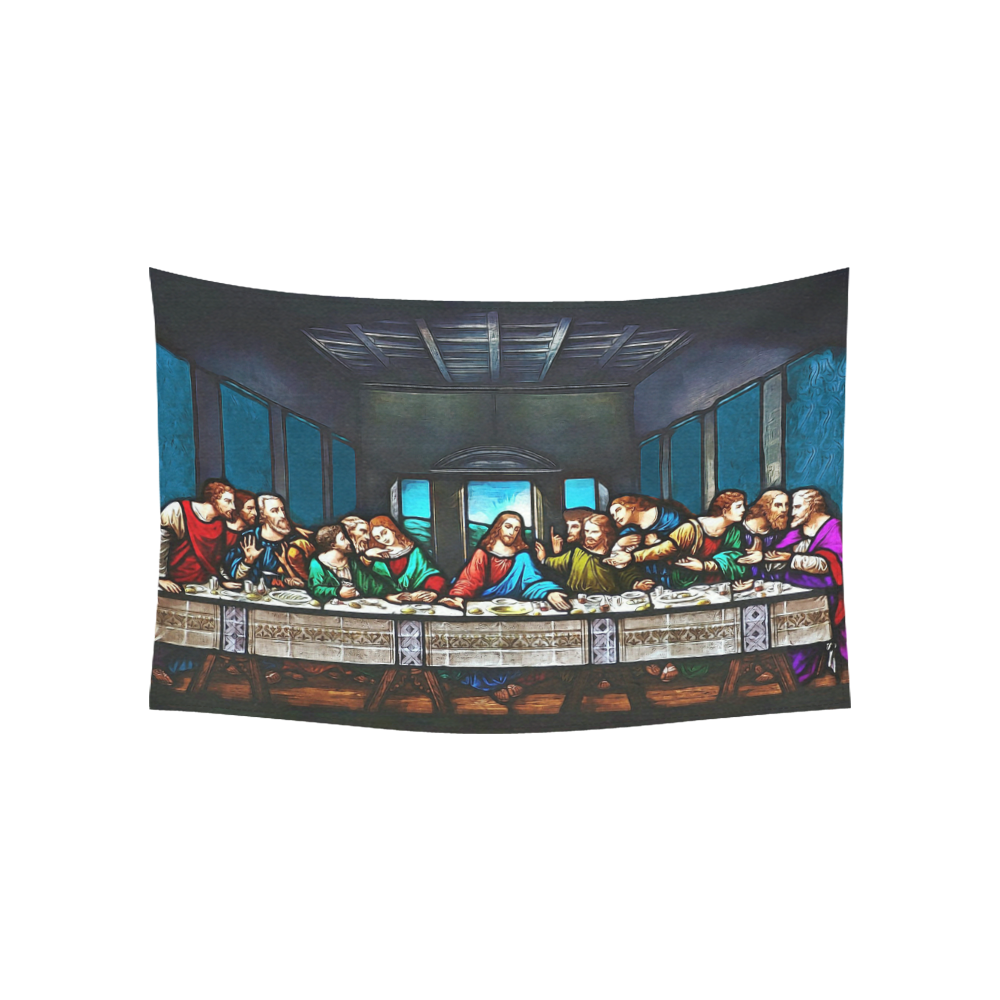 Last Supper Cotton Linen Wall Tapestry 60"x 40"