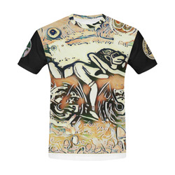 PsycycLe Retro DrivE All Over Print T-Shirt for Men (USA Size) (Model T40)