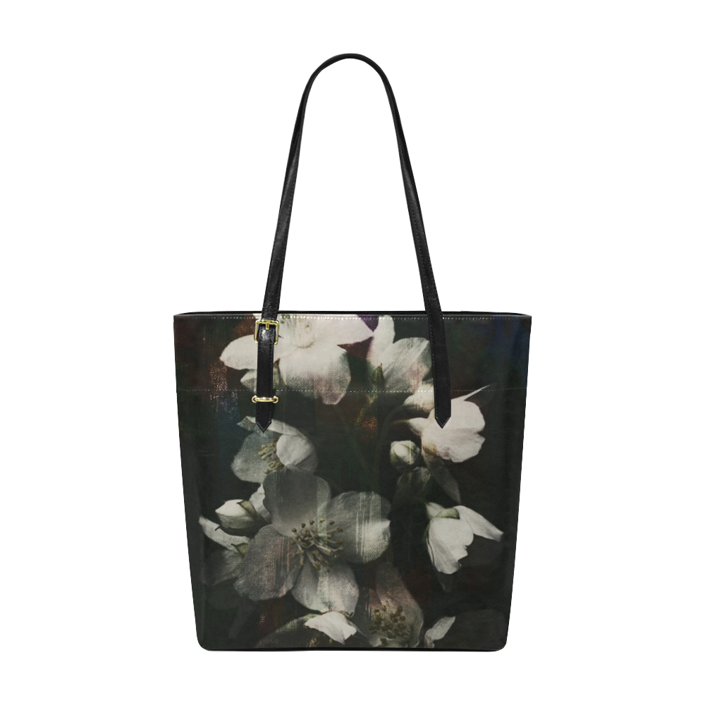 dark-flowers Euramerican Tote Bag/Small (Model 1655)