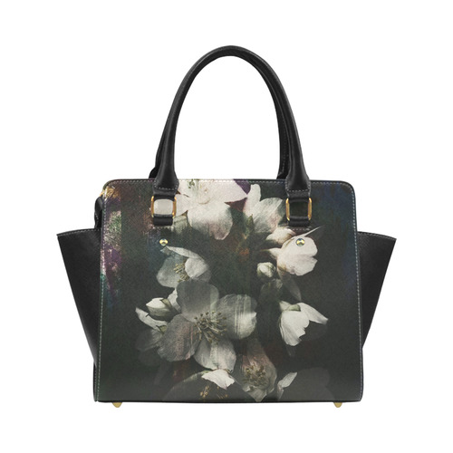 dark-flowers Classic Shoulder Handbag (Model 1653)