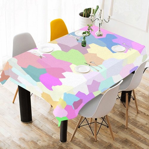 colorfulcamo Cotton Linen Tablecloth 60" x 90"