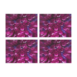 Purple pyramid placemats Placemat 14’’ x 19’’ (Set of 4)