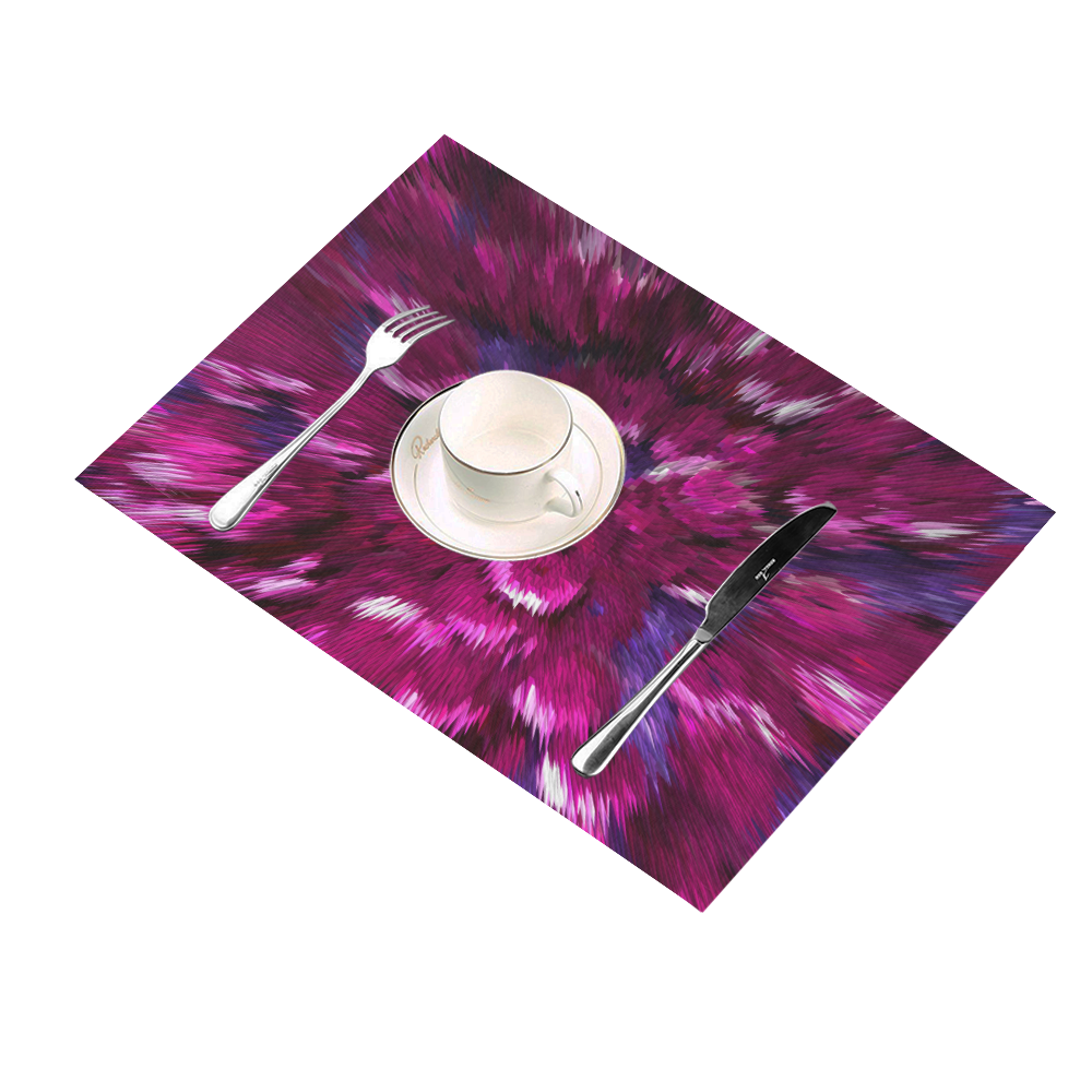 Purple pyramid placemats Placemat 14’’ x 19’’ (Set of 4)