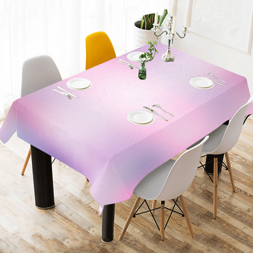 pink&purpleblur Cotton Linen Tablecloth 60" x 90"