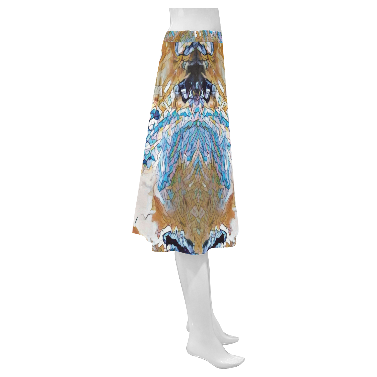 Trip Mnemosyne Women's Crepe Skirt (Model D16)