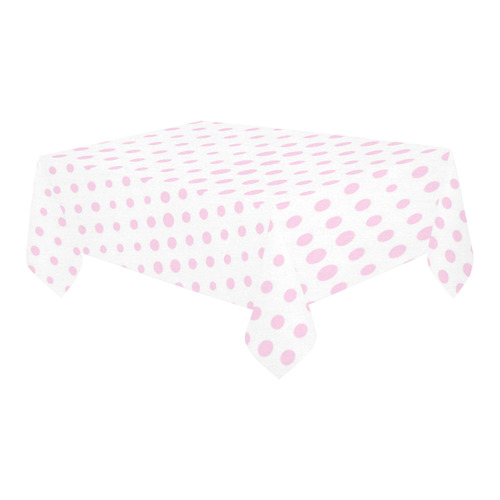 polka-dot-summer Cotton Linen Tablecloth 60" x 90"