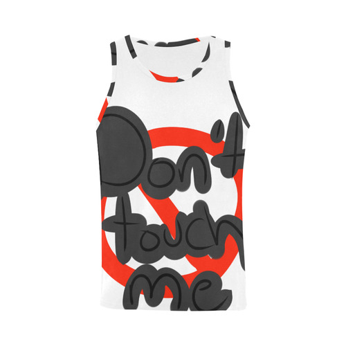No Touchy All Over Print Tank Top for Men (Model T43)