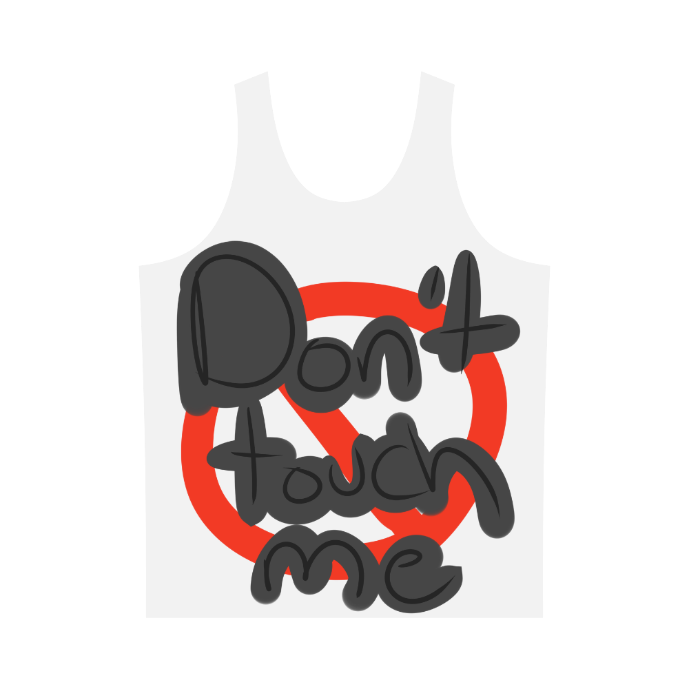 No Touchy All Over Print Tank Top for Men (Model T43)