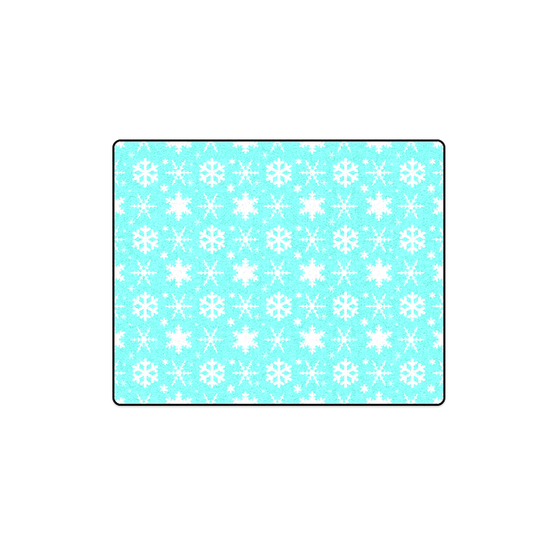Snowflakes Mint Blanket 40"x50"