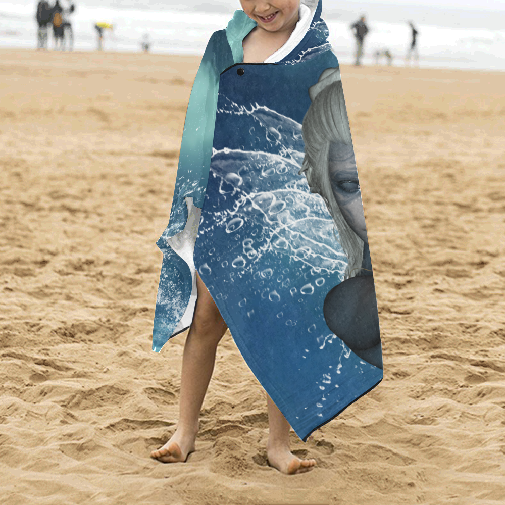 The fairy of water Kids' Hooded Bath Towels