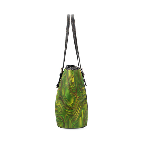 energy liquids 1  by JamColors Leather Tote Bag/Large (Model 1640)