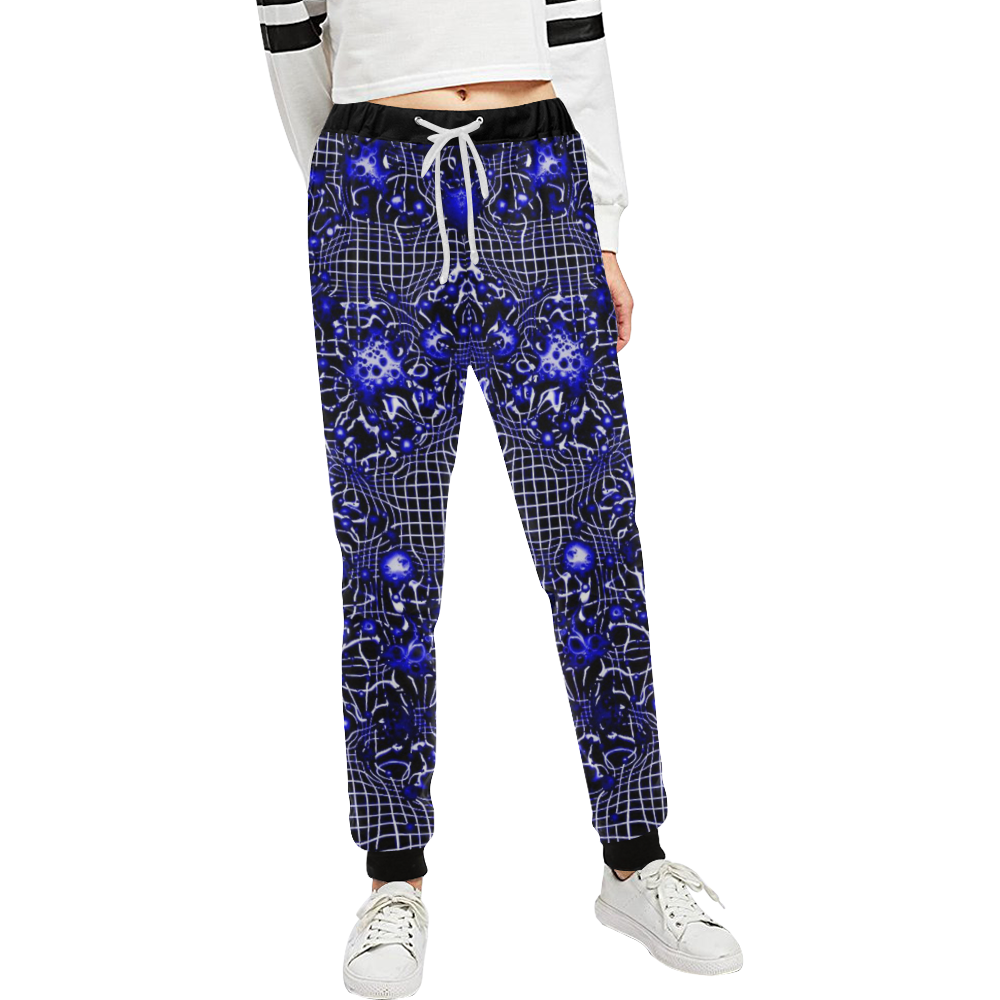 sci-fi fantasy cosmos blue by JamColors Unisex All Over Print Sweatpants (Model L11)