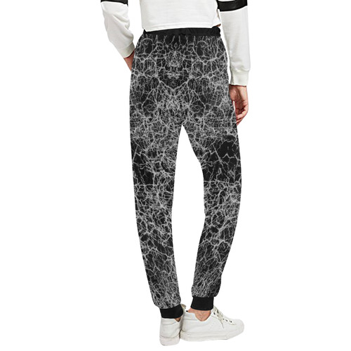 Cracked 2 B white Unisex All Over Print Sweatpants (Model L11)