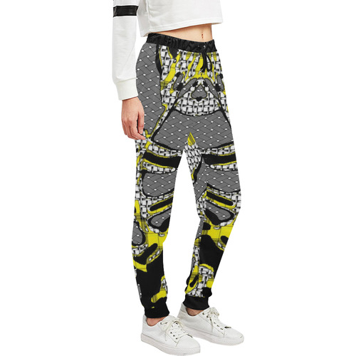Abstract Pattern Mix 4C by FeelGood Unisex All Over Print Sweatpants (Model L11)
