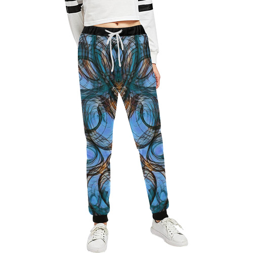 abstract joy 2 by JamColors Unisex All Over Print Sweatpants (Model L11)