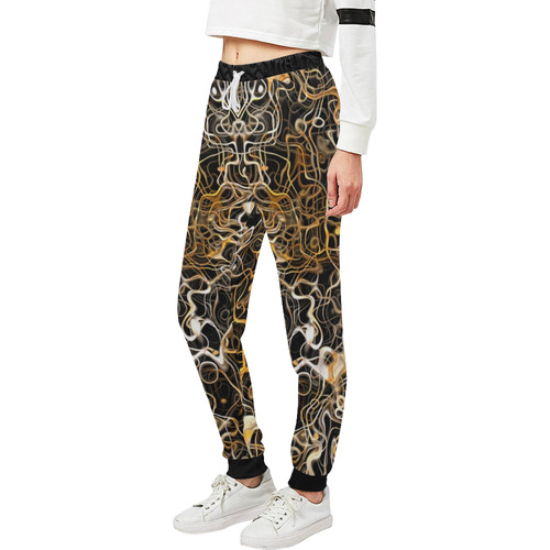 abstract fibers 3A Unisex All Over Print Sweatpants (Model L11)