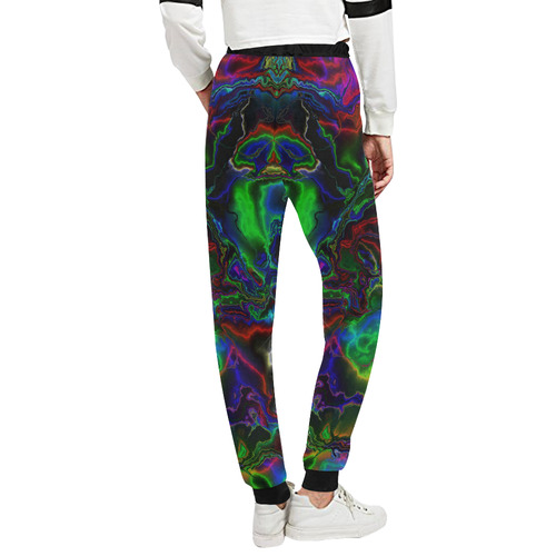 Abstract glowing 04 Unisex All Over Print Sweatpants (Model L11)