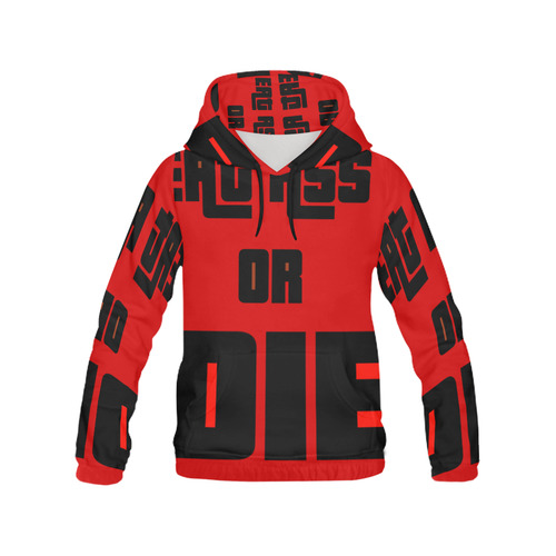 Eat ass or die All Over Print Hoodie for Men/Large Size (USA Size) (Model H13)