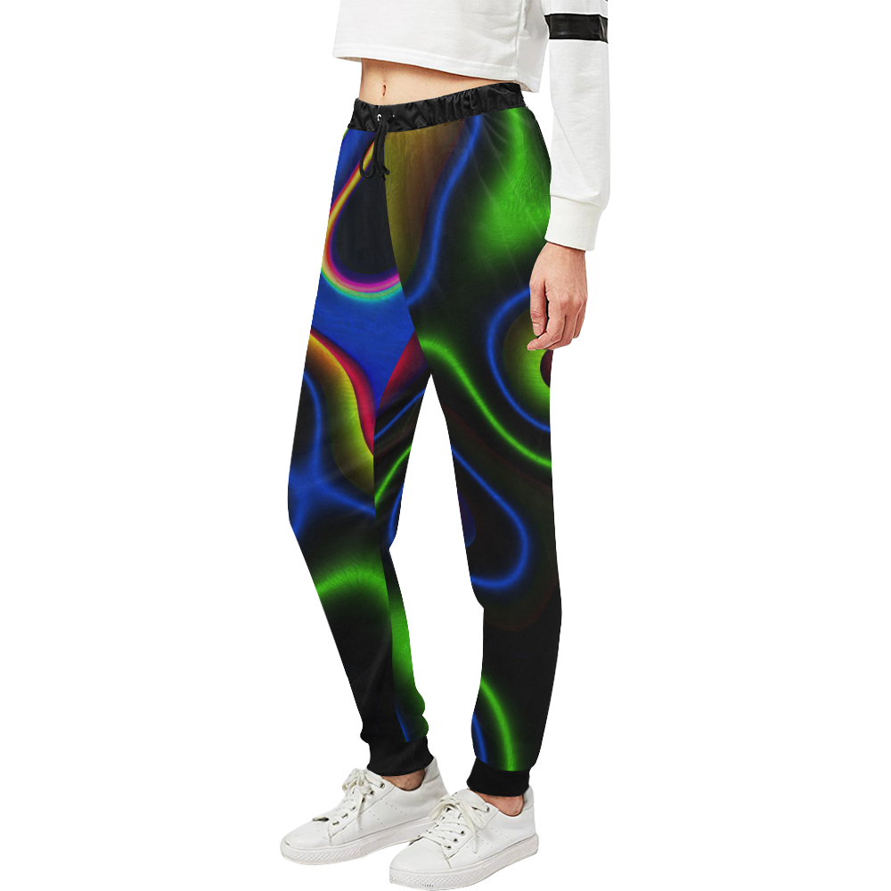 Vibrant Fantasy 6 by FeelGood Unisex All Over Print Sweatpants (Model L11)