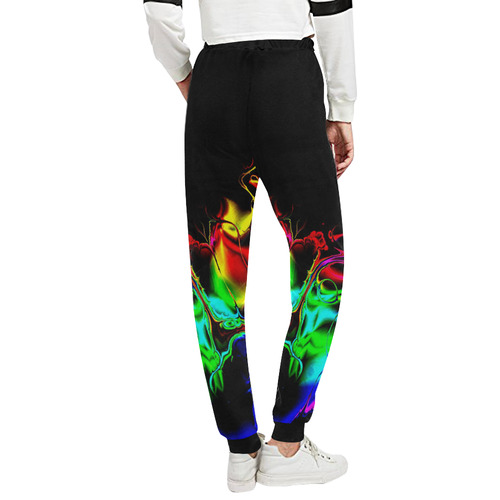 Abstract glowing 03 Unisex All Over Print Sweatpants (Model L11)