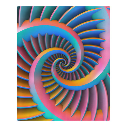 Opposing Spirals 3-Piece Bedding Set