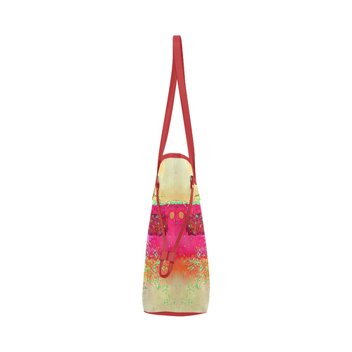 Groove Clover Canvas Tote Bag (Model 1661)