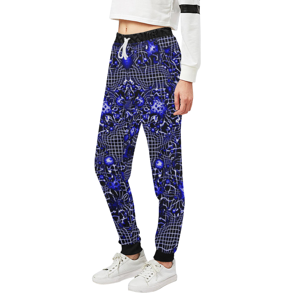 sci-fi fantasy cosmos blue by JamColors Unisex All Over Print Sweatpants (Model L11)