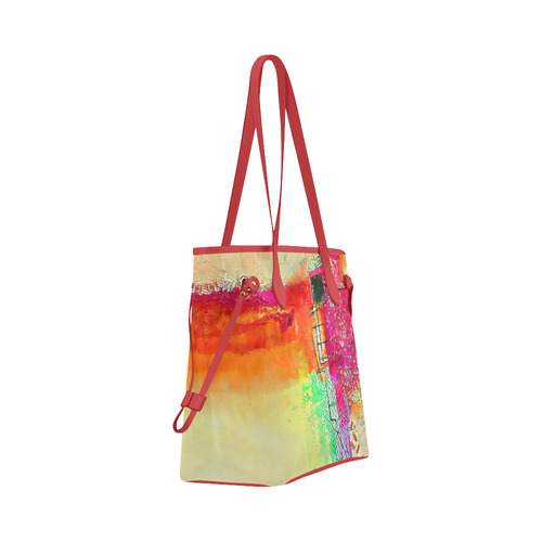 Groove Clover Canvas Tote Bag (Model 1661)