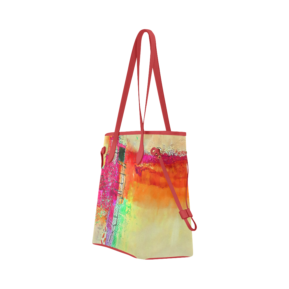 Groove Clover Canvas Tote Bag (Model 1661)