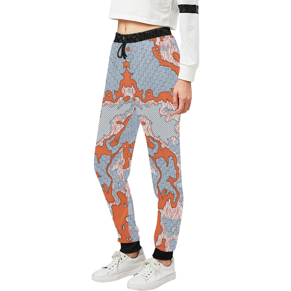 Unique abstract pattern mix 2E by FeelGood Unisex All Over Print Sweatpants (Model L11)