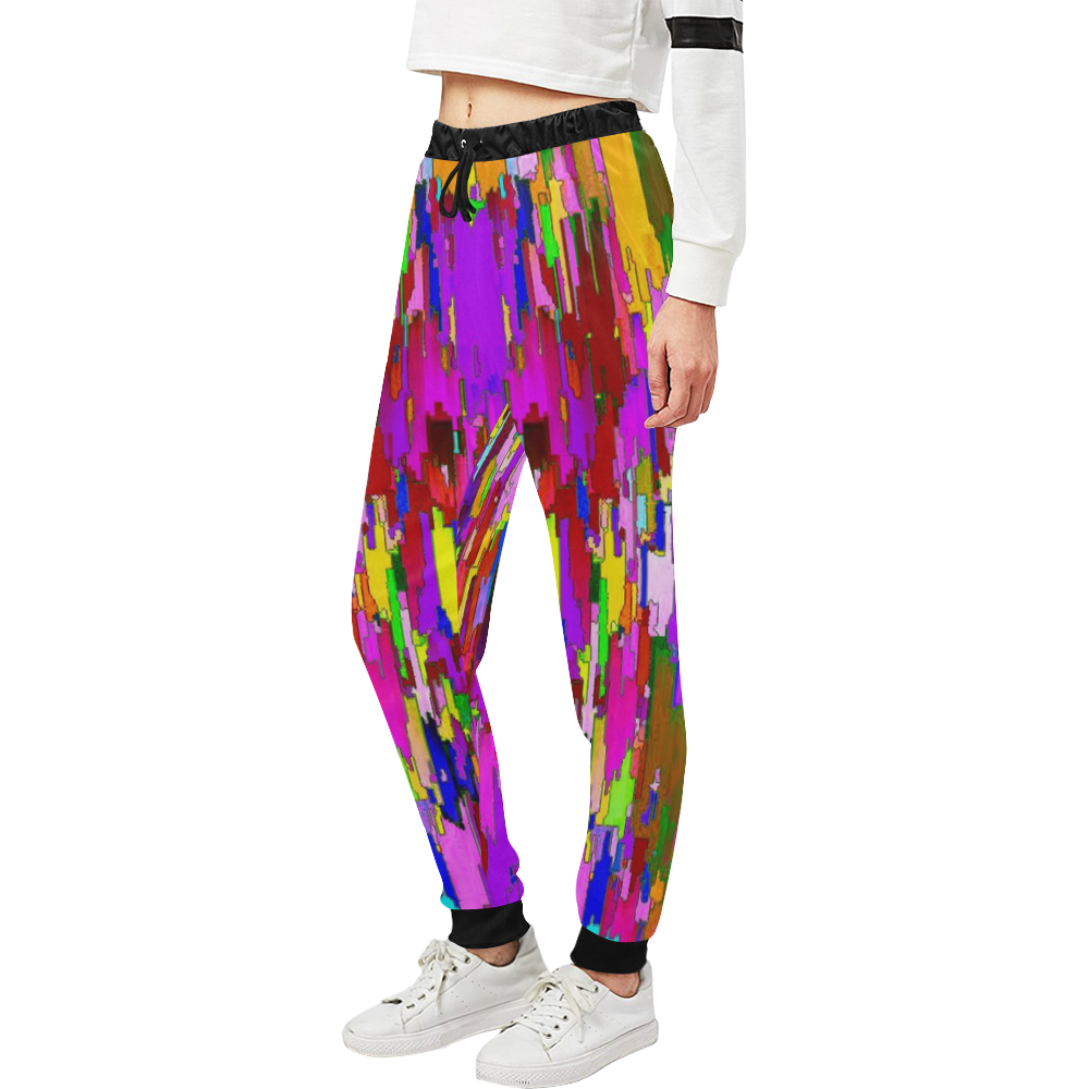 Zappy Maps B by FeelGood Unisex All Over Print Sweatpants (Model L11)