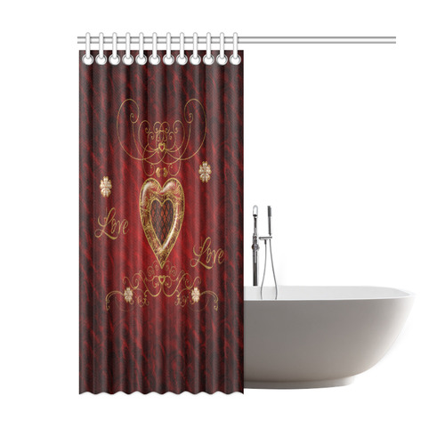 Love, wonderful heart Shower Curtain 60"x72"